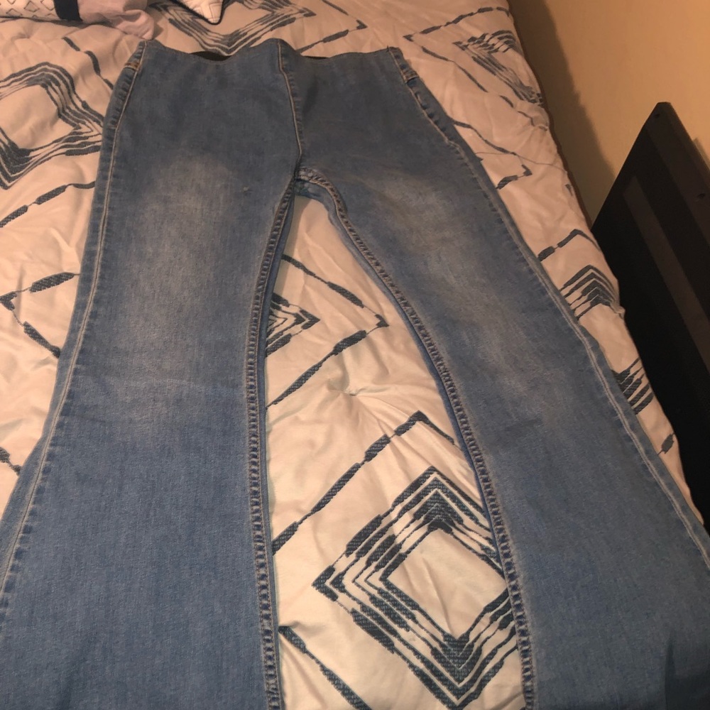 Dolls Kill denim flare size L.